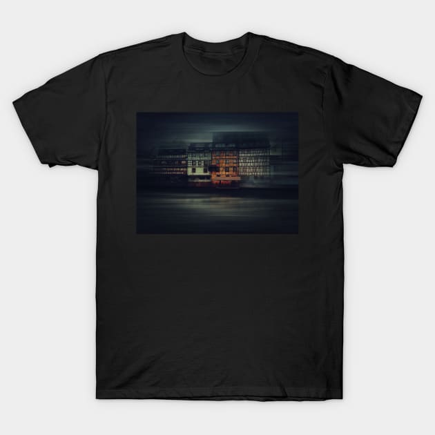 Night Strasbourg T-Shirt by psychoshadow